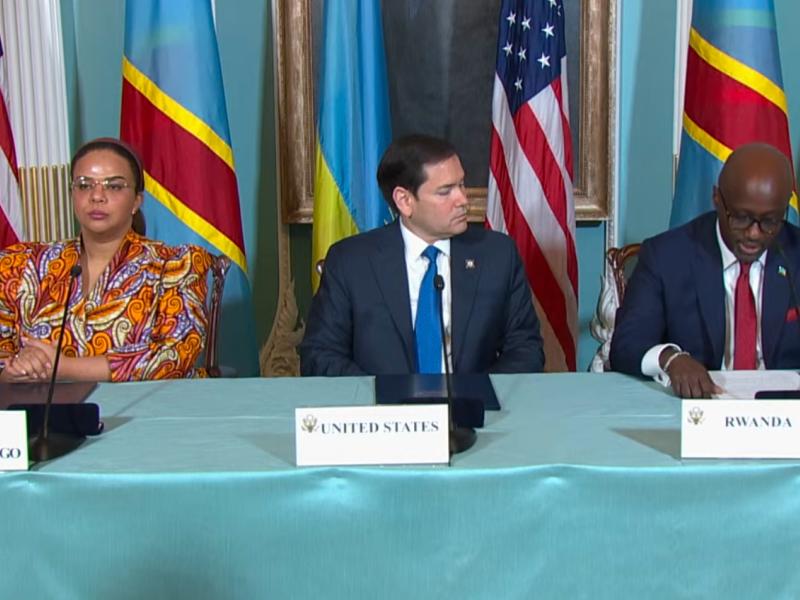 Paix à l’Est RDC : Rwanda et RDC signent à Washington une déclaration ambitieuse de bases